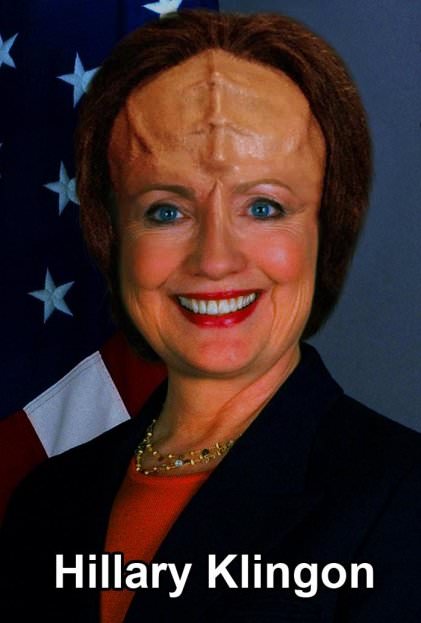 Hillary Klingon